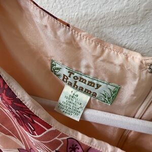 Tommy Bahama Pink and Purple Silk Dress